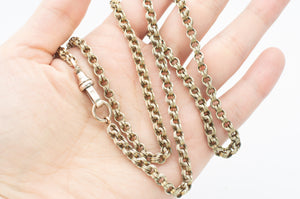 25 INCH LONG 9K GOLD VINTAGE CHAIN - SinCityFinds Jewelry