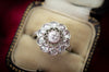 MADE TO ORDER ROSE CUT HALO RING - SinCityFinds Jewelry