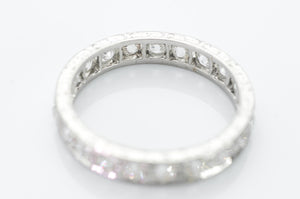 1.25CTW OLD EUROPEAN CUT DIAMOND BAND IN PLATINUM - SinCityFinds Jewelry