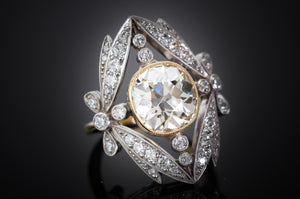 BELLE EPOQUE INSPIRED SEMI MOUNT - SinCityFinds Jewelry