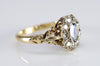 ANTIQUE SAPPHIRE AND OLD MINE CUT RING - SinCityFinds Jewelry