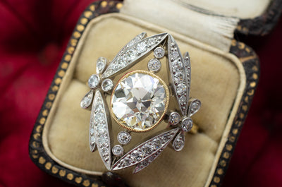 BELLE EPOQUE INSPIRED SEMI MOUNT - SinCityFinds Jewelry