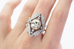 BELLE EPOQUE INSPIRED SEMI MOUNT - SinCityFinds Jewelry