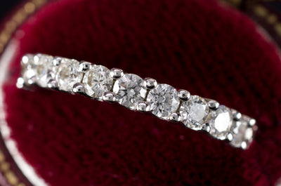1.68CTW SHARED PRONG ETERNITY DIAMOND BAND SIZE 6.5 - SinCityFinds Jewelry
