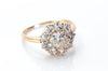1.66CTW OLD CUT DIAMOND CLUSTER RING - SinCityFinds Jewelry