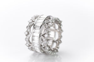 4.3CTW SIGNED FRED LEIGHTON DIAMOND ETERNITY BAND - SinCityFinds Jewelry