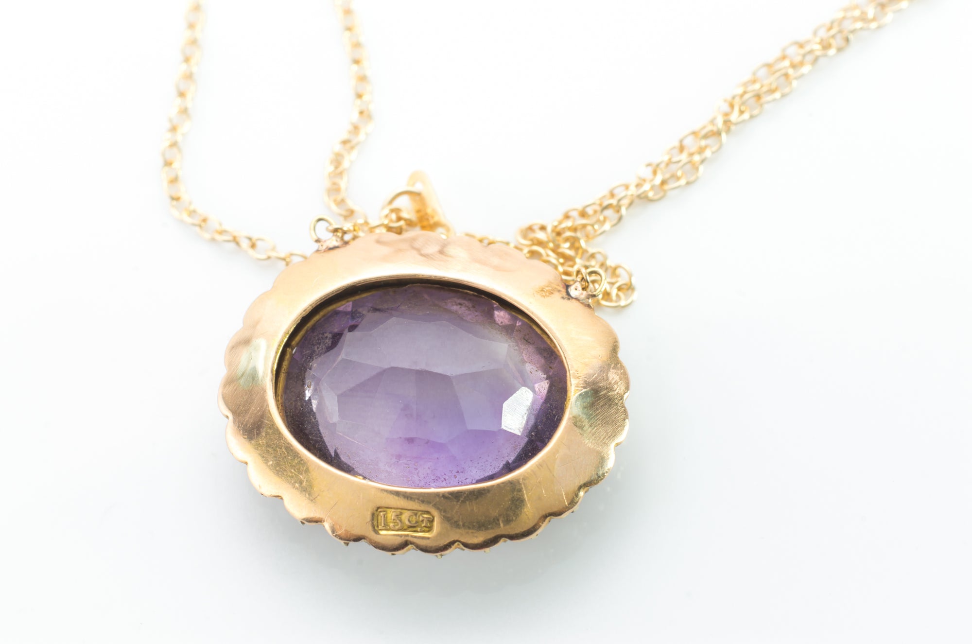 AMETHYST SPLIT PEARL CONVERSION NECKLACE - SinCityFinds Jewelry