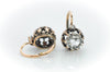 ANTIQUE 18K ROSE GOLD FRENCH DORMEUSE STYLE EARRINGS - SinCityFinds Jewelry