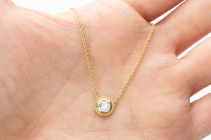 0.45CT OLD EUROPEAN DIAMOND PENDANT - SinCityFinds Jewelry