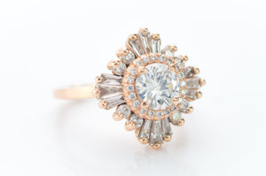 BALLERINA STYLE RING BY DESIGNER HEIDI GIBSON - SinCityFinds Jewelry