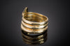 HEAVY VINTAGE FRENCH SNAKE RING IN 18K - SinCityFinds Jewelry
