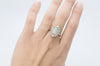 ANTIQUE OPAL AND OLD EUROPEAN CUT DIAMOND RING - SinCityFinds Jewelry