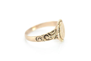 E.M.A SIGNET RING - SinCityFinds Jewelry