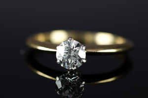 VINTAGE TIFFANY SOLITAIRE ENGAGEMENT RING - SinCityFinds Jewelry