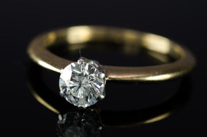 VINTAGE TIFFANY SOLITAIRE ENGAGEMENT RING - SinCityFinds Jewelry