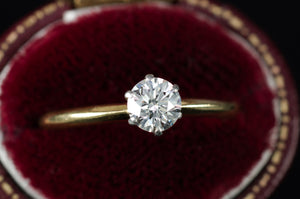 VINTAGE TIFFANY SOLITAIRE ENGAGEMENT RING - SinCityFinds Jewelry