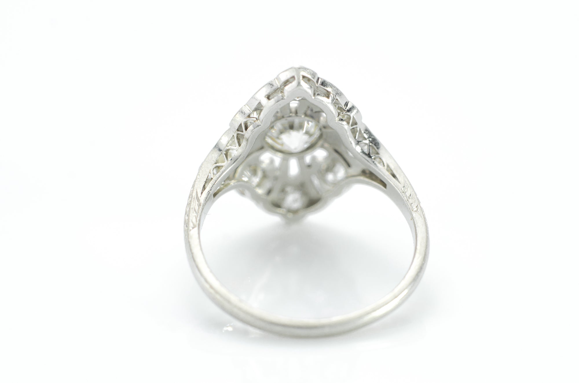 1.43CTW EDWARDIAN OLD EUROPEAN CUT DIAMOND RING - SinCityFinds Jewelry