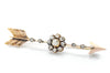 18K GOLD ARROW AND DIAMOND BROOCH - SinCityFinds Jewelry