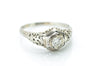VINTAGE 18K GOLD DIAMOND SOLITAIRE - SinCityFinds Jewelry
