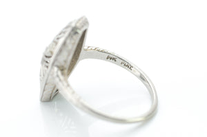 PLATINUM AND GOLD OLD CUT DIAMOND RING - SinCityFinds Jewelry