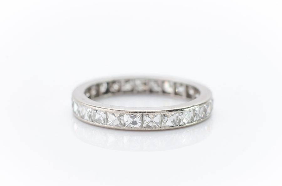 1.8CTW FRENCH CUT DIAMOND ETERNITY BAND - SinCityFinds Jewelry