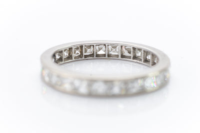 1.8CTW FRENCH CUT DIAMOND ETERNITY BAND - SinCityFinds Jewelry