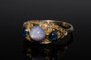 4.62CTW VINTAGE STAR SAPPHIRE CABOCHON RING - SinCityFinds Jewelry