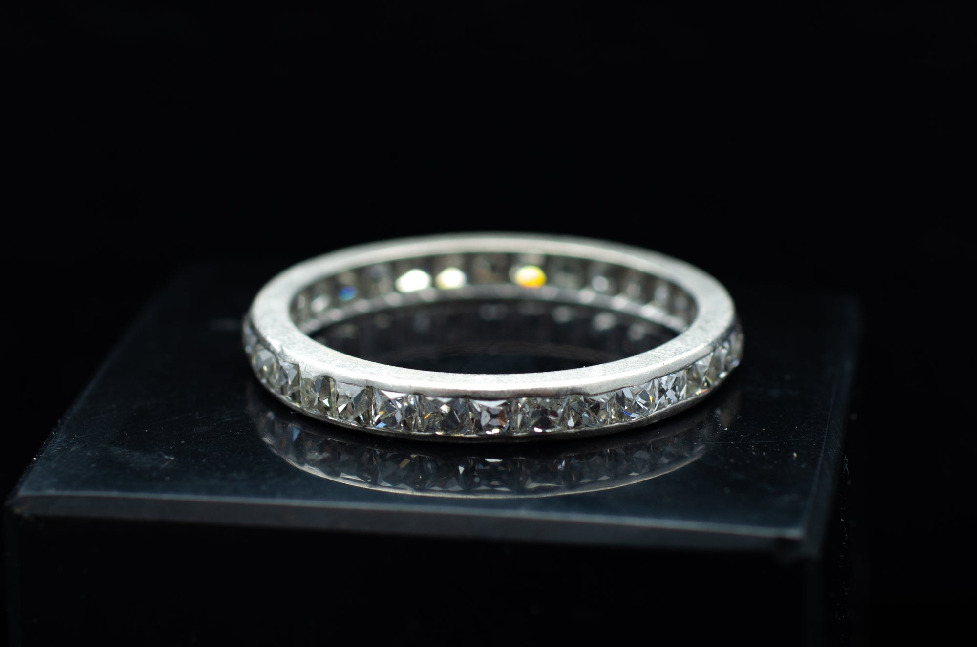 1.9CTW FRENCH CUT ETERNITY BAND - SinCityFinds Jewelry