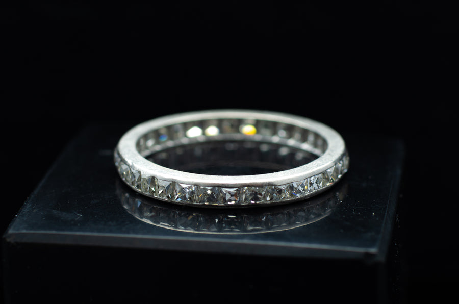 1.9CTW FRENCH CUT ETERNITY BAND - SinCityFinds Jewelry