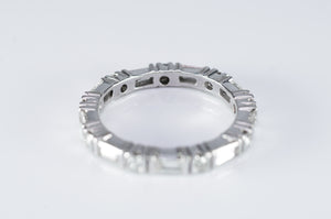 1CTW BAGUETTE AND ROUND ETERNITY BAND - SinCityFinds Jewelry