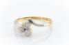 ANTIQUE TREEFOIL OLD EUROPEAN CUT DIAMOND RING - SinCityFinds Jewelry