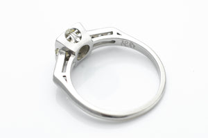 1.30CTW PLATINUM OLD EUROPEAN CUT DIAMOND RING - SinCityFinds Jewelry