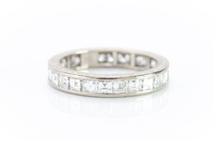 2.6CTW CARRE CUT ETERNITY BAND - SinCityFinds Jewelry