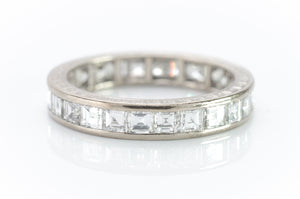 2.6CTW CARRE CUT ETERNITY BAND - SinCityFinds Jewelry