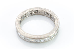 2.6CTW CARRE CUT ETERNITY BAND - SinCityFinds Jewelry