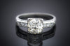 1.30CTW PLATINUM OLD EUROPEAN CUT DIAMOND RING - SinCityFinds Jewelry