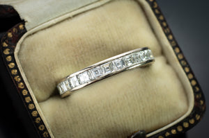 2.6CTW CARRE CUT ETERNITY BAND - SinCityFinds Jewelry