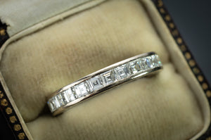 2.6CTW CARRE CUT ETERNITY BAND - SinCityFinds Jewelry