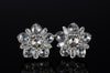 SALE! ROSE CUT AND BAGUETTE DIAMOND CLUSTER EARRINGS - SinCityFinds Jewelry