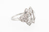 ART DECO MARQUISE AND BAGUETTE CUT DIAMOND RING - SinCityFinds Jewelry