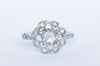 VINTAGE ROSE CUT DIAMOND RING IN PLATINUM - SinCityFinds Jewelry