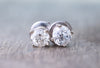 1CTW OLD CUT DIAMOND EARRINGS STUDS - SinCityFinds Jewelry