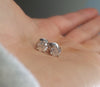1CTW OLD CUT DIAMOND EARRINGS STUDS - SinCityFinds Jewelry